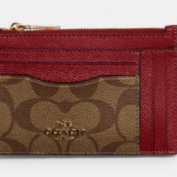 COACH Signature ID Case & Photo Keychain IN GIFT BOX NWT - Picture 3 of 4